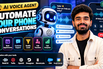 build ai voice bot for calls, booking, and customer support