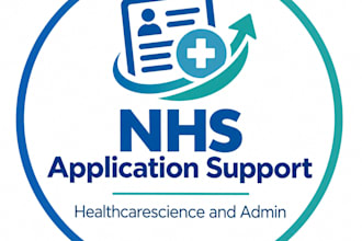 provide nhs application support in healthcare science and admin