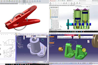 mechanical 3d cad design solidworks siemens nx parametric catia component parts