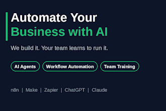 automate your business processes with ai and train your team
