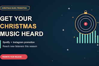 promote your christmas song on instagram and spotify focused channels