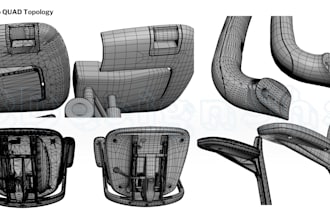 retopologize your cad model with clean quad topology and edgeflow