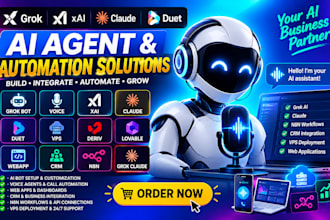grok bot voice xai claude duet grok vps deriv lovable webapp crm n8n grok claude