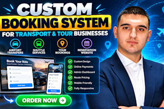 build a custom booking system ai for your transport, tour or service business
