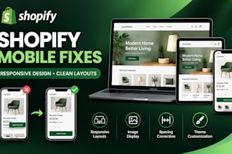 fix shopify mobile responsiveness and layout issues