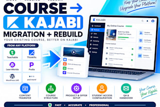 migrate your online course to kajabi and rebuild it professionally