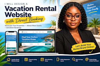 design a vacation rental website direct booking rental website