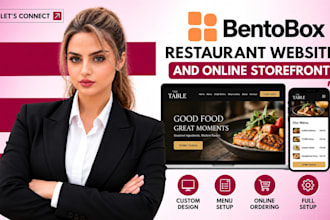 build a bentobox restaurant website and online storefront