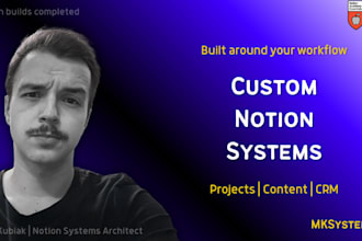 build a custom notion system and workflow for your business