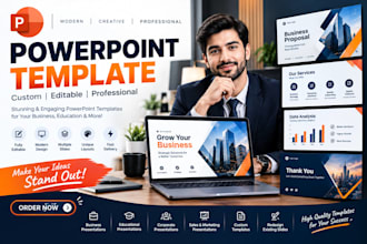 design professional powerpoint templates for business presentations