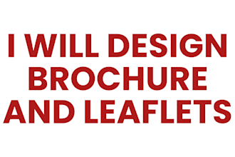 design canva brochure and leaflets