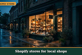 build shopify store, shopify website design and shopify store setup