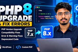 upgrade your website to PHP 8