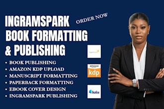 do book upload for ingramspark publishing, ingramspark  and amazon kdp
