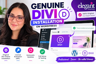 install and configure original divi 5 theme on wordpress