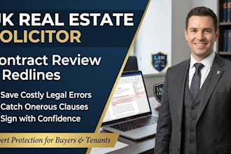 do real estate contract review lease agreement redline property lawyer