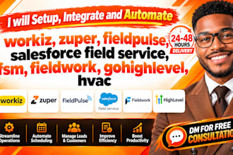 workiz zuper fieldpulse salesforce field service fsm fieldwork gohighlevel hvac