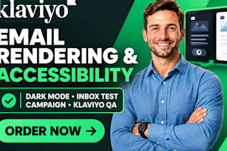 qa email rendering accessibility dark mode inbox test campaign klaviyo QA
