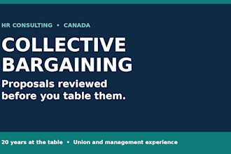 review your collective bargaining proposals and prepare for negotiations