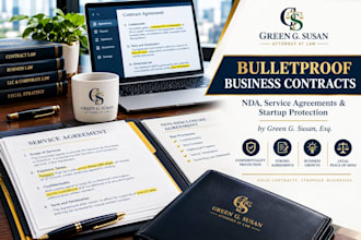 bulletproof business contracts, nda, and legal agreements for your startup