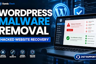 remove wordpress malware, fix hacked sites and malicious redirects