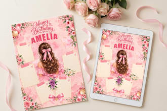 design a personalized birthday card