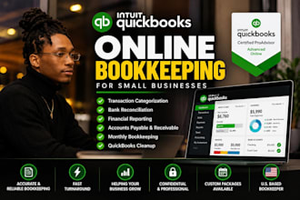 do bookkeeping in quickbooks online