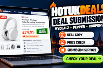 hotukleads deal submission support for mydealz pepper coupon codes and uk offers