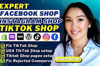run ROI tiktok ads, facebook ads, tiktok shop for shopify store
