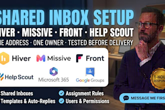 hiver missive front help scout setup shared inbox microsoft 365 google groups