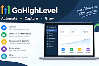 be your gohighlevel expert for ghl automation sales funnel saas setup