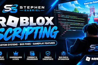 create custom roblox scripts and gameplay systems in luau