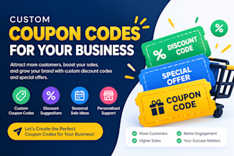 create custom coupon codes for your business