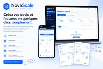 create professional quotes and invoices in PDF with novascale