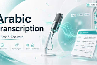 transcribe arabic audio and video to word fast and accurate