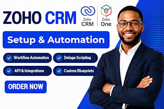 setup zoho crm workflow automations