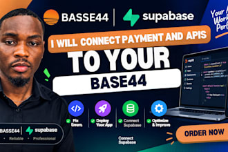 connect payments and apis to your base44 app