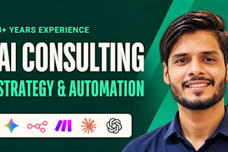 be your ai consultant for ai strategy, ai automation and an ai roadmap