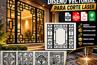 create custom dxf and svg files for laser cutting