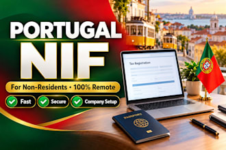 apply for portugal nif, tax id and company registration for non residents