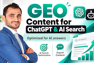 write GEO optimized content for chatgpt and ai search