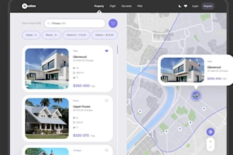 design an airbnb website vacation rental and property rental website