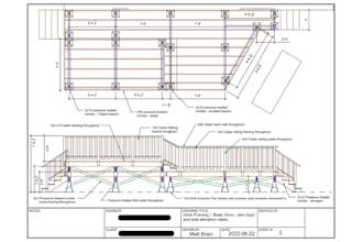 create deck permit drawings, deck plans and blueprints
