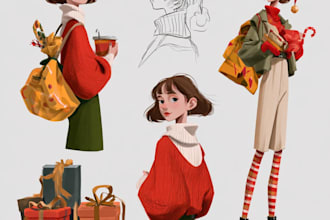 do magical christmas character for you