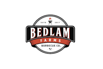 design bring real southern bbq england towns logo