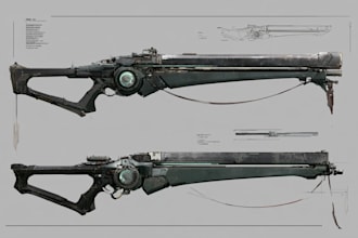 draw your prop or fantasy weapon designs