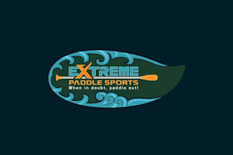 design kayak paddle board company logo