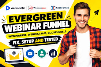do an evergreen webinar funnel webinarkit webinarjam clickfunnel