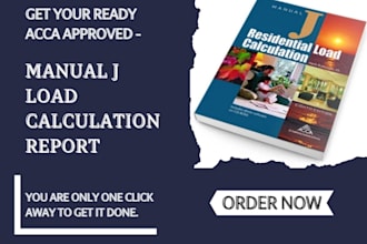 do acca approved manual j heat load calculation for city permit