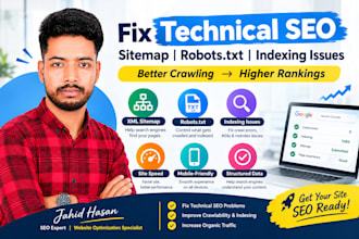 fix technical SEO sitemap robots txt and indexing issues
